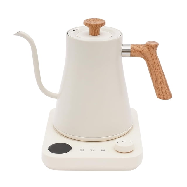 Gooseneck Electric Kettle with Stainless Steel Inner, 113-212 temperature adjusted,Quick Heating
