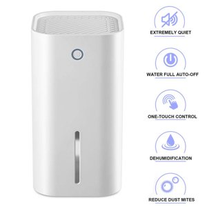 Mini Dehumidifier Portable Small Electric Dehumidifiers for Home Bathroom Bedroom Basement Closet