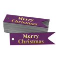 thumbnail image 1 of Inkdotpot Real Gold Foil Merry Christmas Tags Favor Hang Paper Tags 50 Pieces, 1 of 6