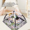thumbnail image 3 of Portable Cozy Baby Gym Play Mat Square Wild Prairie Pattern Safe Baby Play Mat Comfortable Baby Activity Gym for Home, 3 of 8