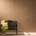 thumbnail image 2 of Fasade Hammered Cracked Copper Wall Panel 4' x 8' Panel Easy Installation, 2 of 2
