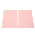 thumbnail image 3 of Presentation Binding Cover, Colored Flexible A5 Loose Leaf Binding Cover Waterproof  For Replacement Light Green,Taro Purple,Rouge Pink, 3 of 8