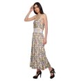 thumbnail image 4 of Moomaya Robe Maxi Sans Manches pour Femmes avec Garniture en Dentelle à Bretelles Spaghetti Tenue d'Été, 4 of 6