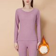 thumbnail image 2 of Wool And Silk Warm Underwear Set Autumn Clothes And Pants With Thick Velvet, 2 of 4