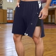 thumbnail image 2 of Xdzjlr Mens Sports Shorts,Everyday Fit With Button Spring Wear Breathable Running Shorts For Men, 2 of 4