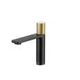 thumbnail image 2 of Stylish Riela 7 ½" Ht Single Handle Matte Black & Gold Bathroom Faucet B-104NG, 2 of 9