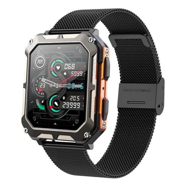 C20pro Montre Intelligente de Sport d'Extérieur avec Appel Bluetooth, Étanche