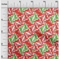 thumbnail image 2 of oneOone Cotton Poplin Twill Red Fabric Abstracts Craft Projects Decor Fabric Printed By The Yard 56 Inch Wide, 2 of 4