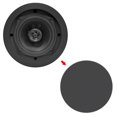 thumbnail image 5 of 2) NEW Pyle PDIC81RDBK 250W 8 Inch Flush In-Wall In-Ceiling Black Speakers Pair, 5 of 5