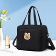 thumbnail image 4 of Portable Diaper Bag, EDHITNR Large Capacity Nylon Crossbody Bag, Waterproof Multifunctional Baby Travel Bag for Moms with Adjustable Straps, 4 of 5