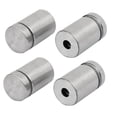 thumbnail image 1 of Unique Bargains 16mmx25mm Stainless Steel Glass Table Spacers Standoff Fixing Screws Bolts 4pcs, 1 of 1