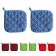 thumbnail image 3 of Ensemble de 2 Pcs de Porte-Casseroles en Coton, 6 Couleurs, Lavable à la Machine, 8 X 8, 3 of 3