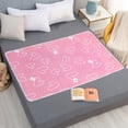 thumbnail image 1 of Birdeem Waterproof Washable Bed Pad for Incontinence Protection, Large Size 59x39.4 Inches, with Ultrasonic Quilting and Anti-Slip Layer, Reusable for Elderly and Menstrual Use, 1 of 9