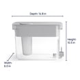 thumbnail image 3 of Culligan With ZeroWater Technology 32 Cup Water Filter Dispenser Pitcher with 5-Stage Advanced Water Filter, 3 of 10