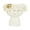 Beige, variante sur Vase à Fleurs avec Fleurs Artificielles Mignonne Couronne de Fleurs Vases pour Fille Couronne Tête de Poupée Contenant Jardinière Résine Petites Fleurs Séchées pour Résine