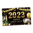 thumbnail image 4 of Abbracc Happy New Year Banner 2023 Backdrop New Year Decor Background Cloth Banner Party StyleF, 4 of 9