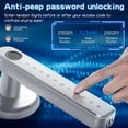 thumbnail image 4 of Serrure de Porte Intelligente Sans Clé, Serrure de Porte à Clavier avec Poignée, Serrure de Porte à Empreinte Digitale avec Contrôle Wi‐Fi via l'App Tuya, 4 of 7