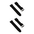 thumbnail image 4 of Baohd Versatile Silicone Watch Bands Watch Straps Replacement Rubber Wrist Band Black 20mm 2Set, 4 of 6