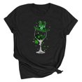 thumbnail image 1 of Dealovy T-Shirts pour Femmes, Manches Courtes, Col Rond, Ample, Graphique, Décontracté, 1 of 2