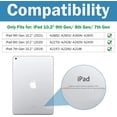 thumbnail image 2 of ProCase iPad 10.2 Case iPad 9th Generation 2021/ iPad 8th Generation 2020/ iPad 7th Generation 2019 Case, Slim Stand Hard Back Shell Protective Smart Cover Case for iPad 10.2 Inch, 2 of 6