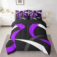 thumbnail image 2 of Erosebridal Geometric Stripe Bedding Queen Size,Abstract Artwork Comforter Sets with Sheets,Geometry Lines Decor,Reversible,Lightweight,7 Pieces, 2 of 5