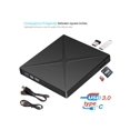 thumbnail image 2 of External CD DVD Drive Ultra-Slim Portable External DVD Recorder Player Reader 2 in 1 USB 3.0 and Type-C CD Writer for Laptop MacBook Air Pro Desktop PC Apple Mac Win 11/10/8/XP, 2 of 7