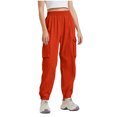 thumbnail image 1 of Timegard Womens Pants High Waisted Pants Work Office Trouser Casual Ankle Length Solid Color Pants with Pockets, 1 of 7