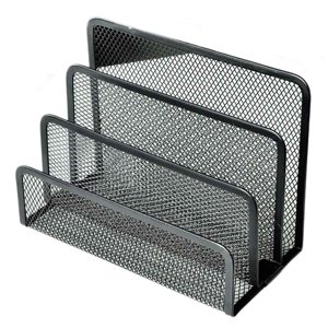 MesaSe Desk Organizer Multifunctional Compartmentalized Office Supplies For Desk Metal Desk Accessories Grid Design Desk Organizers And Accessories Paper Organizer