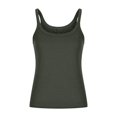 thumbnail image 5 of Yuyuzo Plus Size Tank Tops for Women Ribbed Knit Sleeveless Crop Tops Round Neck Slim Fitted Soft Base Layer Camis Tees, 5 of 5