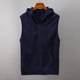 thumbnail image 3 of Qertyioot Gilet Sans Manches à Capuche pour Hommes, 3 of 7