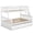 White, variant on Gymax Twin Over Full Bunk Bed with Twin Trundle Convertible Platform Bed White