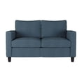 thumbnail image 3 of CorLiving Georgia Linen-Like Upholstered Two Seater Indoor Loveseat, 3 of 6