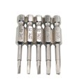 thumbnail image 5 of 5 Pcs Magnetic Triangle Head Screwdriver Bits Steel 1/4\\\" Hex Shank Alloy 50mm, 5 of 5