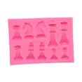 thumbnail image 2 of Oleegame 2PC Cookie Mold DIY Baking Mold Chess Cake Decorative Silicone Mold Pink, 2 of 3