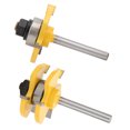 thumbnail image 1 of 1/4 Router Bit, 1/4 Shank Bit Kit Router Bit, Carving for Wood Woodworking Particle Board, 1 of 8