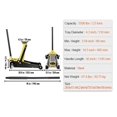thumbnail image 2 of Car Jack 2.5-4Ton Floor Jacks Heavy-Duty Steel Racing Jack W/ Dual Pistons Quick Lift Pump Tire Change Lifting Repair Tool ,Robust Construction, 2 of 7