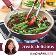 thumbnail image 3 of Rachael Ray Create Delicious 13 Piece Nonstick Cookware Pots and Pans Set, Burgundy Shimmer, 3 of 9