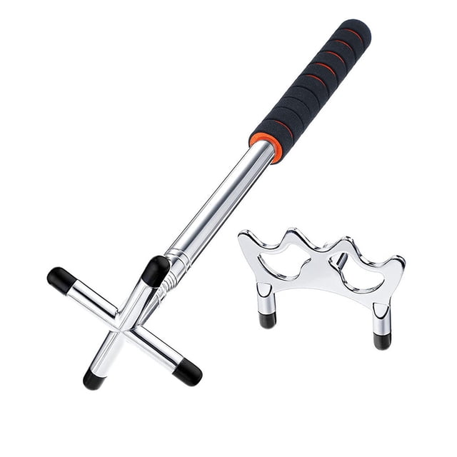 Walson Retractable Billiards Stick Holder with Bridge Head Replaceable Stainless Steel Pool Table Accessory Indoor Competition Type 5