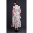thumbnail image 3 of Bimba Robe Chemise Décontractée à Fleurs pour Femmes, Imprimé, Mi-Mollet, Swing, TG, 3 of 5