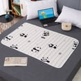 thumbnail image 2 of Protège-matelas Imperméable Réutilisable en Coton 59,06 Po x 39,37 Po pour Adultes, Aînés, Soins Post-Partum, 2 of 6