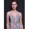 thumbnail image 2 of Bimba Robe Longue Chic à Imprimé Floral pour Femme, Style Bohème, Maxi d'Été, Tenue de Plage - XX-Grand, 2 of 6