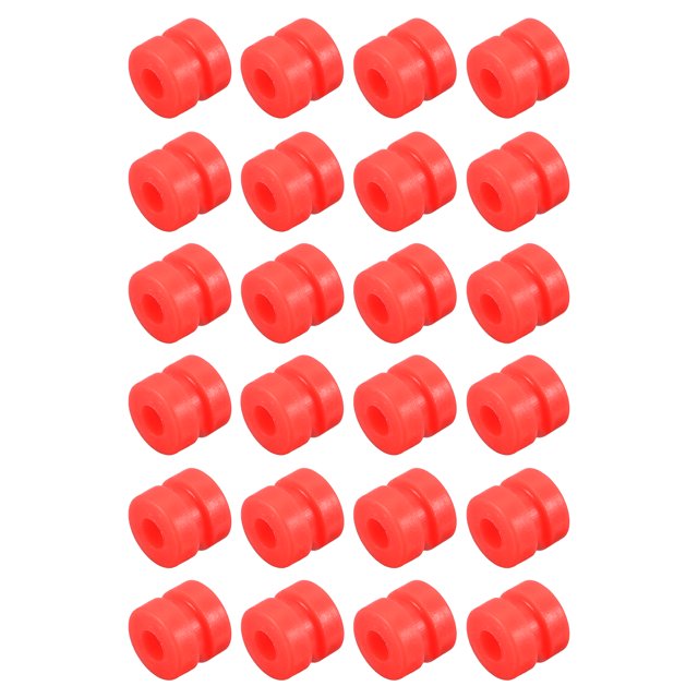 Unique Bargains 24Pack RC Anti Vibration Rubber Balls for F4 F7 Flight Controller M2x4mm Red