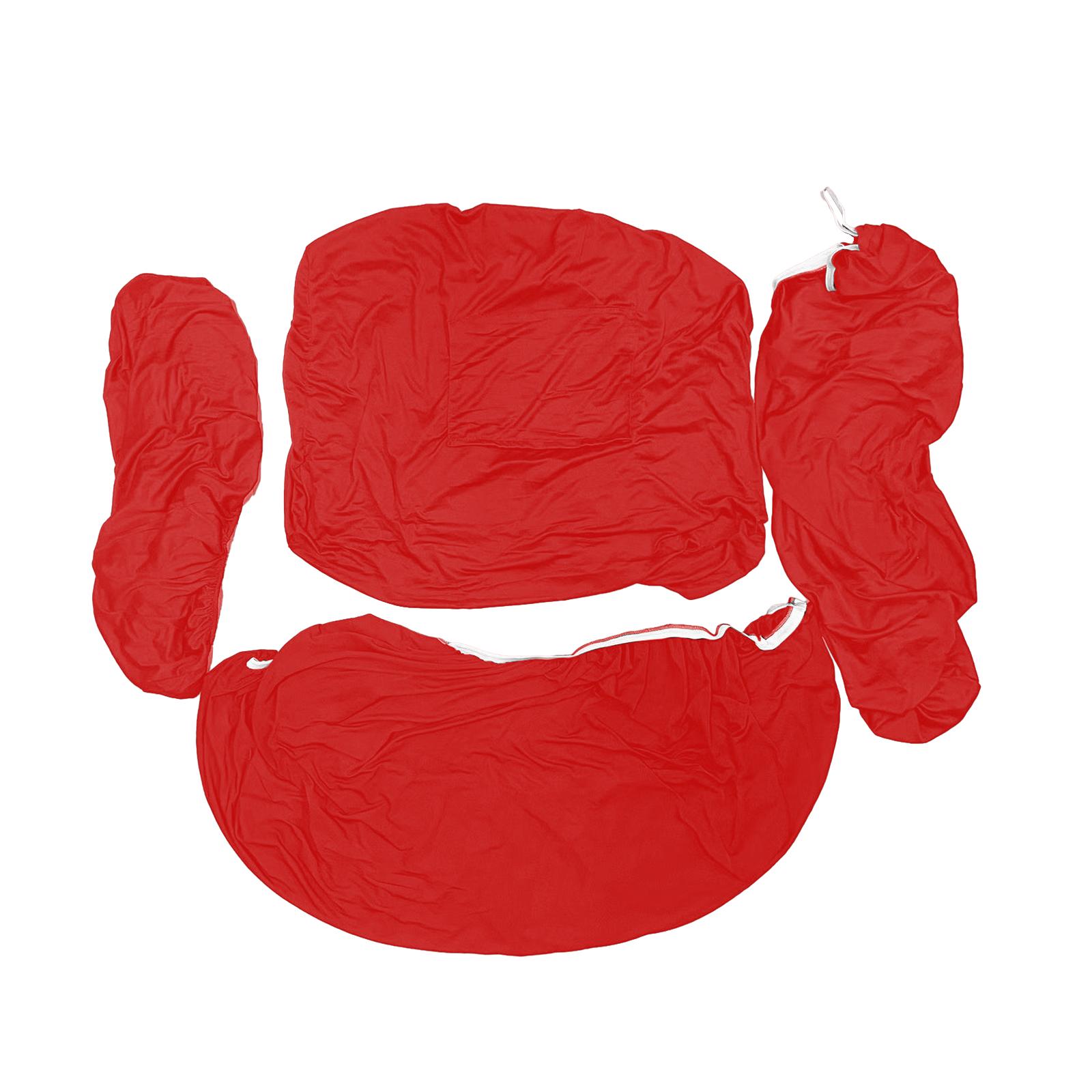 Housses de Fauteuil Inclinable Mode Lavables en Polyester Douces Housses de Fauteuil Inclinable pour Rouge