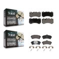 thumbnail image 1 of TEC Front Rear Ceramic Brake Pads Kit for Car Mercedes-Benz SL63 AMG SL65 Without Composite Brakes KTC-100709, 1 of 10