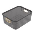 thumbnail image 1 of bbymog Storage Bins with Lids Transparent Storage Box Large Capacity Desktop Cosmetic Storage Box Transparent Soot Proofing Storage Box with Lid Gray L, 1 of 6