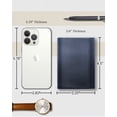 thumbnail image 4 of Trifold Wallets For Men RFID - Leather Slim Mens Wallet With ID Window Front Pocket Wallet Gifts For Men, 4 of 6