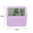 thumbnail image 3 of Fish Tank Thermometer with Indoor/Outdoor Sensors and High/Low Temperature Alarm – 1 m Probe Wire, -50 ℃ to 70 ℃ Range, Magnet/Bracket/Wall Mount, 3 of 7