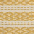 thumbnail image 4 of homeroots home decor 386110 Mustard and Ivory Textured Throw Pillow, 4 of 5