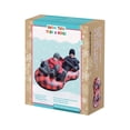 thumbnail image 5 of Pathfinder 61" Inflatable Unisex Double Snow Tube Sled with Red Winter Plaid Graphics, for Ages 3 – 6 Years, 5 of 5