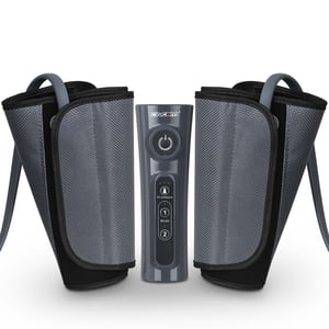 CINCOM Massaire de jambes pour la circulation Air Massager pour la relaxation des muscles FSA/HSA Éligible, Gris